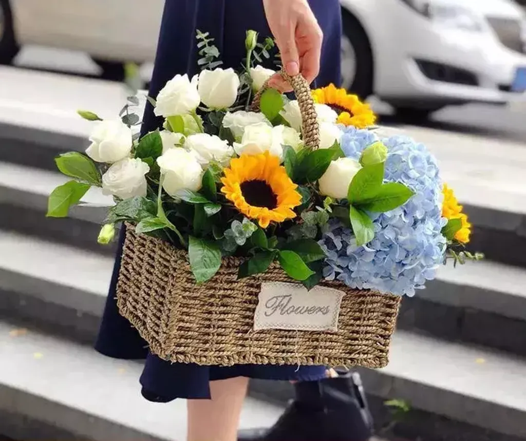 Sunflower Basket S05