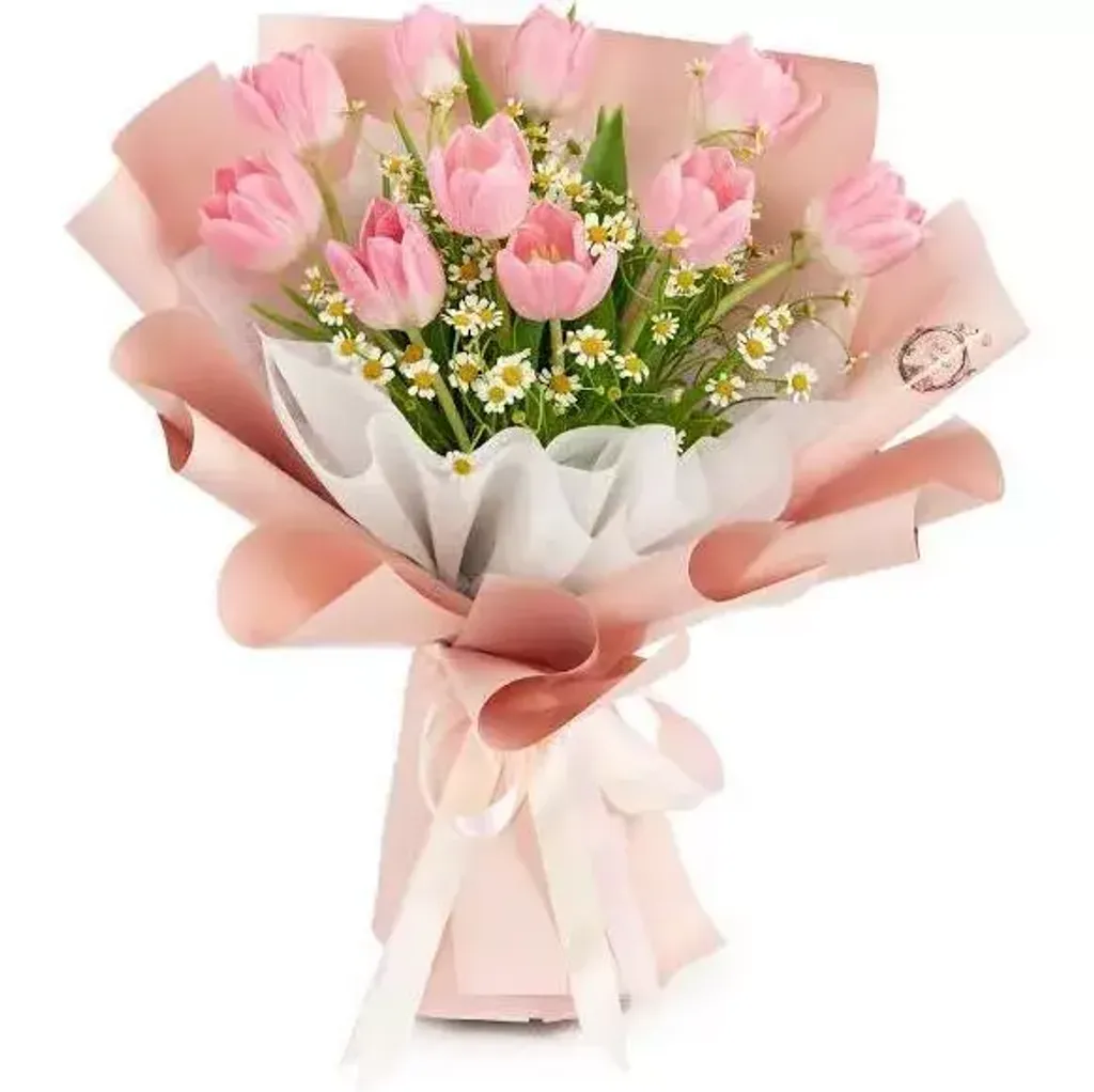 Pink Tulips Bouquet 01