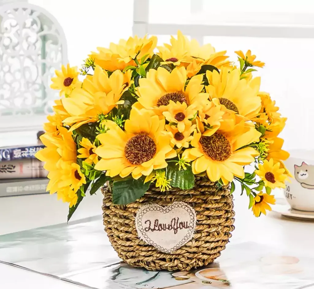 Artificial Flower Bucket 03