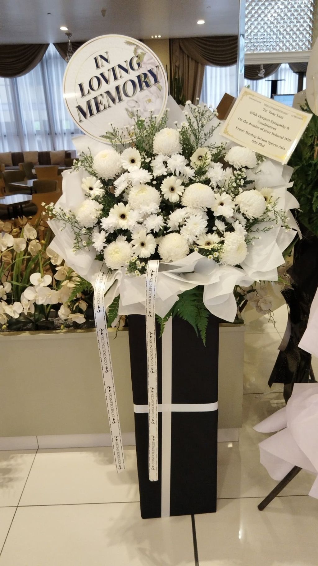 Condolences Stand 169