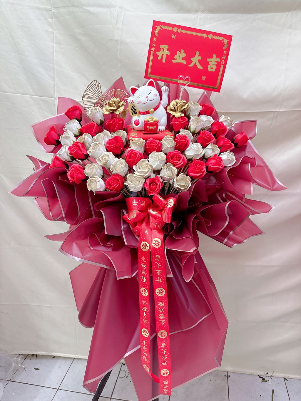 Artificial Opening Flower 77