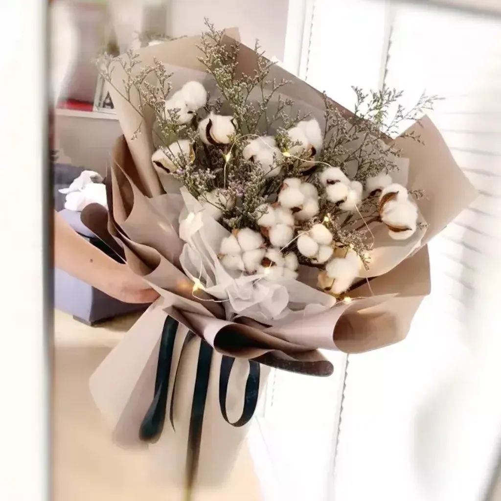 Cotton Flowers Bouquet